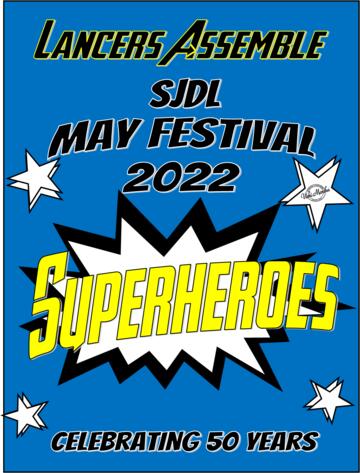 Online Digital Brochure for the SJDL May Festival 2022 - Superheroes Event