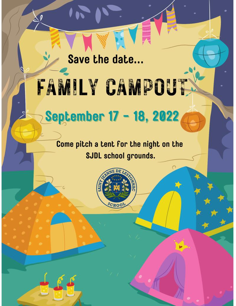 Family Campout - September 17-18, 2022